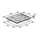 Варочная поверхность VENTOLUX HE 604 INOX 1