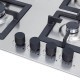 Варочная поверхность PERFELLI HGM 6430 INOX SLIM LINE