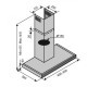Витяжка кухонна Ventolux SIENA 60 BLACK/INOX Витяжка кухонна Ventolux SIENA 60 BLACK/INOX