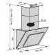 Вытяжка кухонная VENTOLUX TREVI 60 BK (750) TC IT