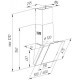 Витяжка кухонна Pyramida NR-MV 50 M WH