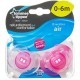 Пустышка Tommee Tippee Дышащая розовая 0-6 мес. 2 шт (43335963-2) Пустышка Tommee Tippee Дышащая розовая 0-6 мес. 2 шт (43335963-2)