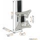 Кронштейн Vogels WALL 1020 Silver Кронштейн Vogels WALL 1020 Silver