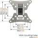 Кронштейн Vogels WALL 1020 Silver Кронштейн Vogels WALL 1020 Silver