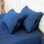 Наволочка MirSon Лен Natural Linen 50х50 Bluebottle (2200005372098)