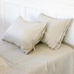 Наволочка MirSon Лен Natural Linen 50х50 Grey sky (2200005372081)