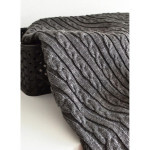 Плед Прованс Soft коси Графіт 140x180 см (12251) Плед Прованс Soft коси Графіт 140x180 см (12251)
