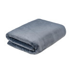Плед Home Line флисовый графит, 150х195см (170796)