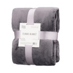 Плед Ardesto Flannel 100% поліестер, темно-сірий 200х220 см (ART0213SB) Плед Ardesto Flannel 100% поліестер, темно-сірий 200х220 см (ART0213SB)