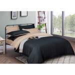 Пододеяльник MirSon Satin Stripe 30-0021 + 30-0004 Sleimy 143х210 см (2200005266410)