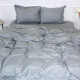 Пододеяльник MirSon Satin Stripe 30-0010 Light Gray 160х220 см (2200005251270)