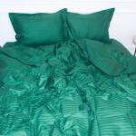 Пододеяльник MirSon Satin Stripe 30-0017 Green 160х220 см (2200005254226)