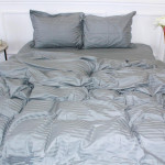 Пододеяльник MirSon Satin Stripe 30-0010 Light Gray 200х220 см (2200005251294)