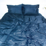 Пододеяльник MirSon Satin Stripe 30-0021 Dark Blue 200х220 см (2200005255926)