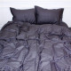 Пододеяльник MirSon Satin Stripe 30-0012 Dark Gray 220х240 см (2200005252147)