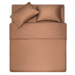 Пододеяльник Ardesto Mix&Match 100% хлопок, сатин коричневый 160х220 см (ART1622DVH)