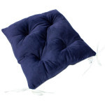 Подушка на стілець MirSon 28-0006 Navy blue Velvet 40х40 см (2200006185901) Подушка на стілець MirSon 28-0006 Navy blue Velvet 40х40 см (2200006185901)