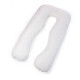 Подушка MirSon для вагітних та відпочинку Eco Line №8033 U-подібна White-Creamy (2200006185086)