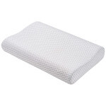 Подушка Ardesto ортопедична Sleepwell хвиля, піна меморі, 60х40х11/9см білий (ART6040COP)