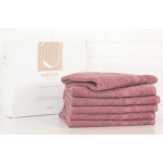 Рушник MirSon набір банних №5083 Elite SoftNess Violet 70х140 6 шт (2200003524239)