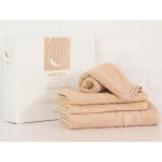 Полотенце MirSon набор банных №5084 Elite SoftNess Beige 40х70, 50х90, 70х140 (2200003183542) Полотенце MirSon набор банных №5084 Elite SoftNess Beige 40х70, 50х90, 70х140 (2200003183542)