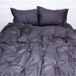 Постельное белье MirSon SatinStripe 30-0012DarkGray 143х210 Полуторный (2200005251959)
