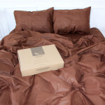 Постельное белье MirSon Ranforce Elite 19-1217 Chocolate perla 200х220 (2200004679297)