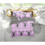 Постельное белье MirSon Бязь 17-0516 Noble deers pink Двуспальный (2200003644371)