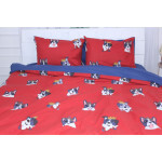Постільна білизна MirSon Бязь Ranforce Elite 17-0568 Kings of dogs 175х210 (2200004672618)