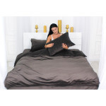 Постільна білизна MirSon Велюр Winter Frost 28-0003 Brown Velvet Євро (2200003993707)