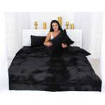 Постільна білизна MirSon Велюр Winter Frost 28-0007 Black Velvet Євро (2200004000466)