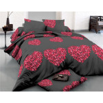 Постільна білизна MirSon Сатин 22-1290 Heart of flowers Односпальний (2200003605136)