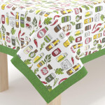 Скатертина Home Line Спеції салатовий, 140х180см (162766) Скатертина Home Line Спеції салатовий, 140х180см (162766)
