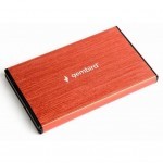 Кишеня зовнішня Gembird 2.5" USB3.0 red (EE2-U3S-3-R)