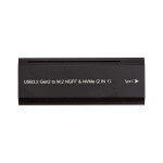 Кишеня зовнішня PowerPlant SSD M.2 PCIe NGFF/NVMe USB3.2, 20Gbps, RGB (HC380527)