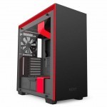 Корпус NZXT H700i MATTE BLACK/RED (CA-H700W-BR)