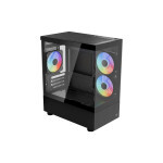 Корпус для ПК AeroCool Viewport Mini-G-BK-v2 Black (ACCM-ES09133.11)