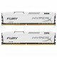 Модуль памяти для компьютера DDR4 16GB (2x8GB) 2400 MHz HyperX Fury White Kingston (HX424C15FW2K2/16)