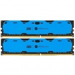 Модуль пам'яті для комп'ютера DDR4 16GB (2x8GB) 2400 MHz Iridium Blue Goodram (IR-B2400D464L15S/16GDC)