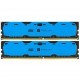 Модуль памяти для компьютера DDR4 16GB (2x8GB) 2400 MHz Iridium Blue GOODRAM (IR-B2400D464L15S/16GDC)