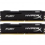 Модуль пам'яті для комп'ютера DDR4 32GB (2x16GB) 2666 MHz HyperX FURY Black Kingston Fury (ex.HyperX) (HX426C16FBK2/32)