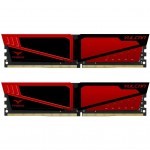 Модуль пам'яті для комп'ютера DDR4 16GB (2x8GB) 3200 MHz T-Force Vulcan Red Team (TLRED416G3200HC16CDC01)