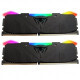 Модуль памяти для компьютера DDR4 16GB (2x8GB) 2666 MHz Viper RGB Black Patriot (PVR416G266C5K)