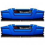 Модуль памяти для компьютера DDR4 16GB (2x8GB) 2666 MHz RipjawsV Blue G.Skill (F4-2666C15D-16GVB) Модуль памяти для компьютера DDR4 16GB (2x8GB) 2666 MHz RipjawsV Blue G.Skill (F4-2666C15D-16GVB)