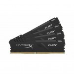 Модуль пам'яті для комп'ютера DDR4 16GB (4x4GB) 3000 MHz HyperX Fury Black Kingston Fury (ex.HyperX) (HX430C15FB3K4/16)