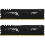 Модуль пам'яті для комп'ютера DDR4 64GB (2x32GB) 2400 MHz HyperX Fury Black Kingston Fury (ex.HyperX) (HX424C15FB3K2/64)