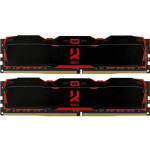 Модуль пам'яті для комп'ютера DDR4 32GB (2x16GB) 3200 MHz IRDM Black Goodram (IR-X3200D464L16A/32GDC)