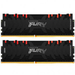 Модуль пам'яті для комп'ютера DDR4 16GB (2x8GB) 4000 MHz Renegade RGB Black Kingston Fury (ex.HyperX) (KF440C19RBAK2/16)
