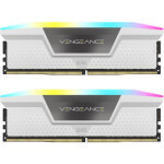 Модуль пам'яті для комп'ютера DDR5 64GB (2x32GB) 6000 MHz XMP 3.0 Vengeance RGB White Corsair (CMH64GX5M2B6000C40W)