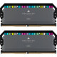 Модуль памяти для компьютера DDR5 32GB (2x16GB) 6000 MHz Dominator Platinum RGB Gray Corsair (CMT32GX5M2D6000Z36)
